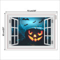 Myway 50 * 70 cm Stock populaire PVC Halloween 3d stéréo horreur fantôme château citrouille tête décorations murales stickers